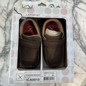 Twisted X shoes infant size 6 shimmery